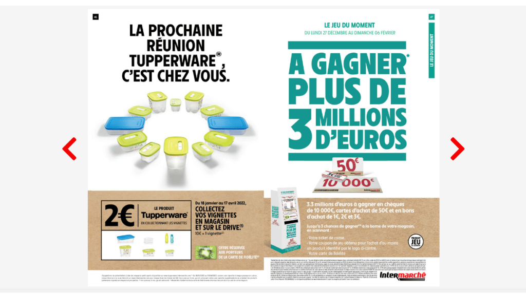 Intermarché Tupperware votre boite de conservation à 2€